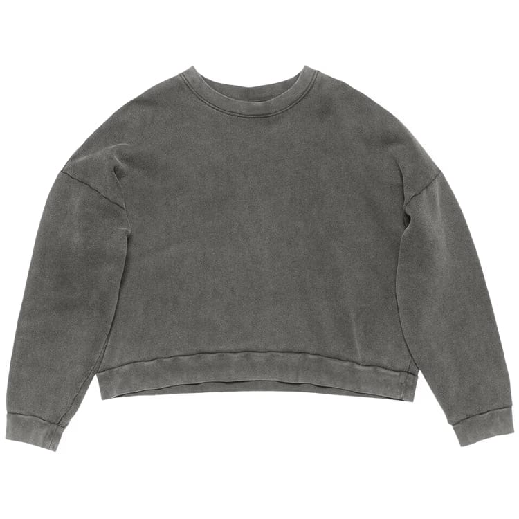 Acne Studios Crewneck Sweater Faded Black