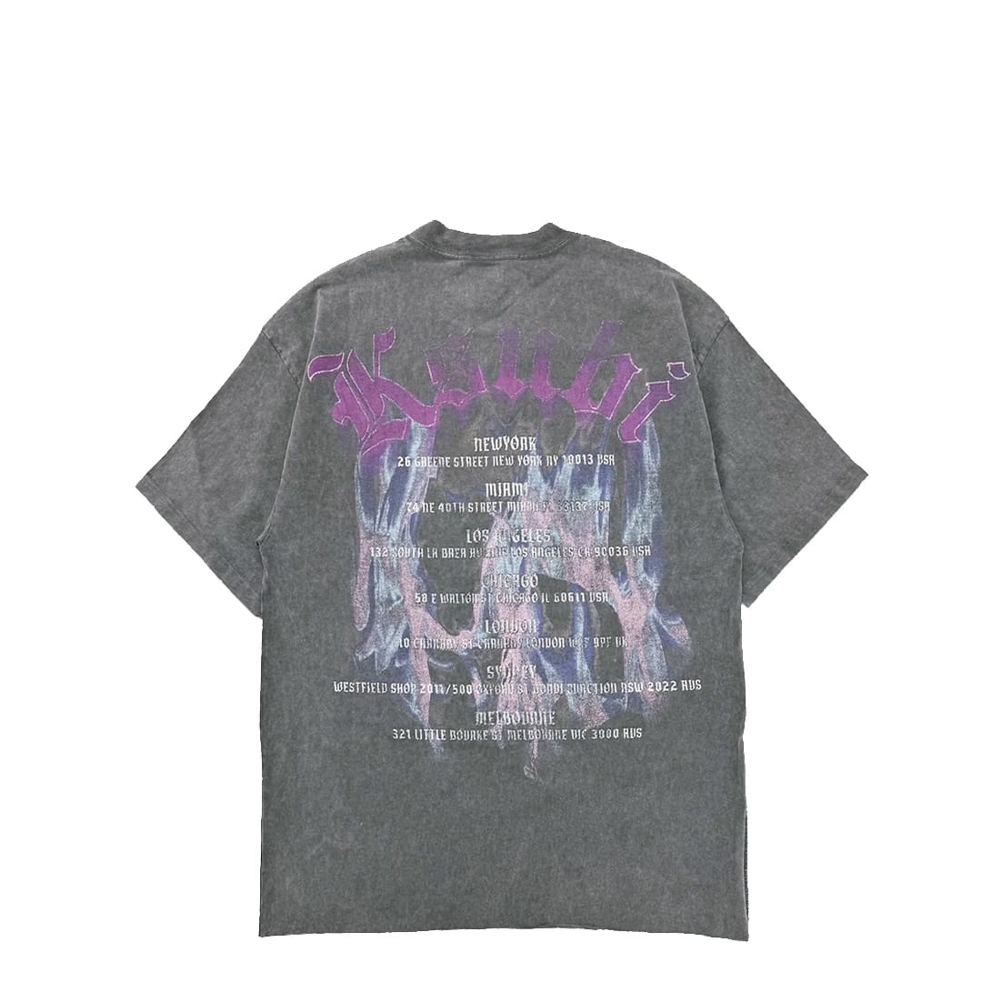 Ksubi FALLEN EKCESS SS TEE CHARCOAL
