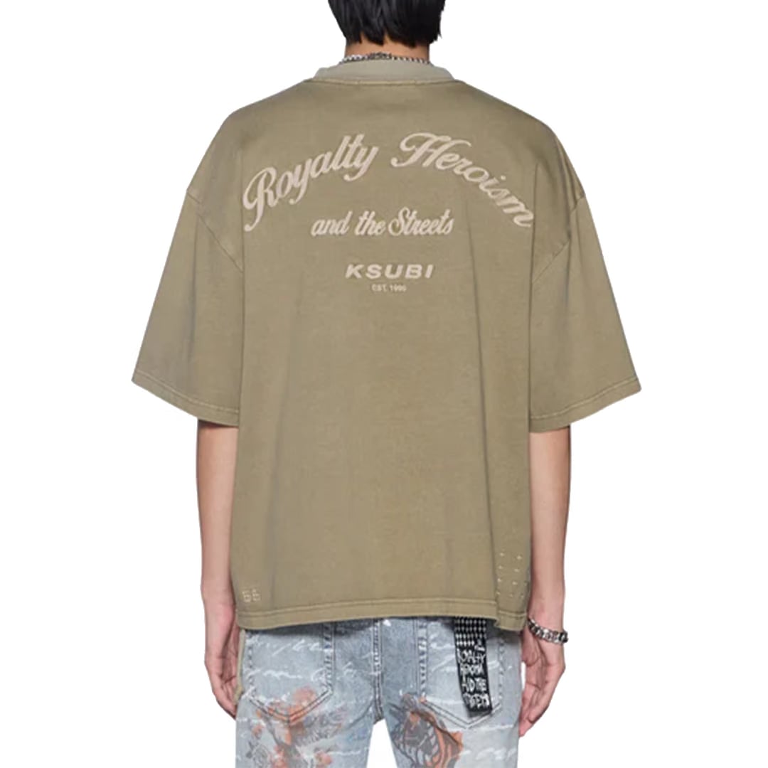 Ksubi ROYALTY HALEN SS TEE MILITANT KHAKI