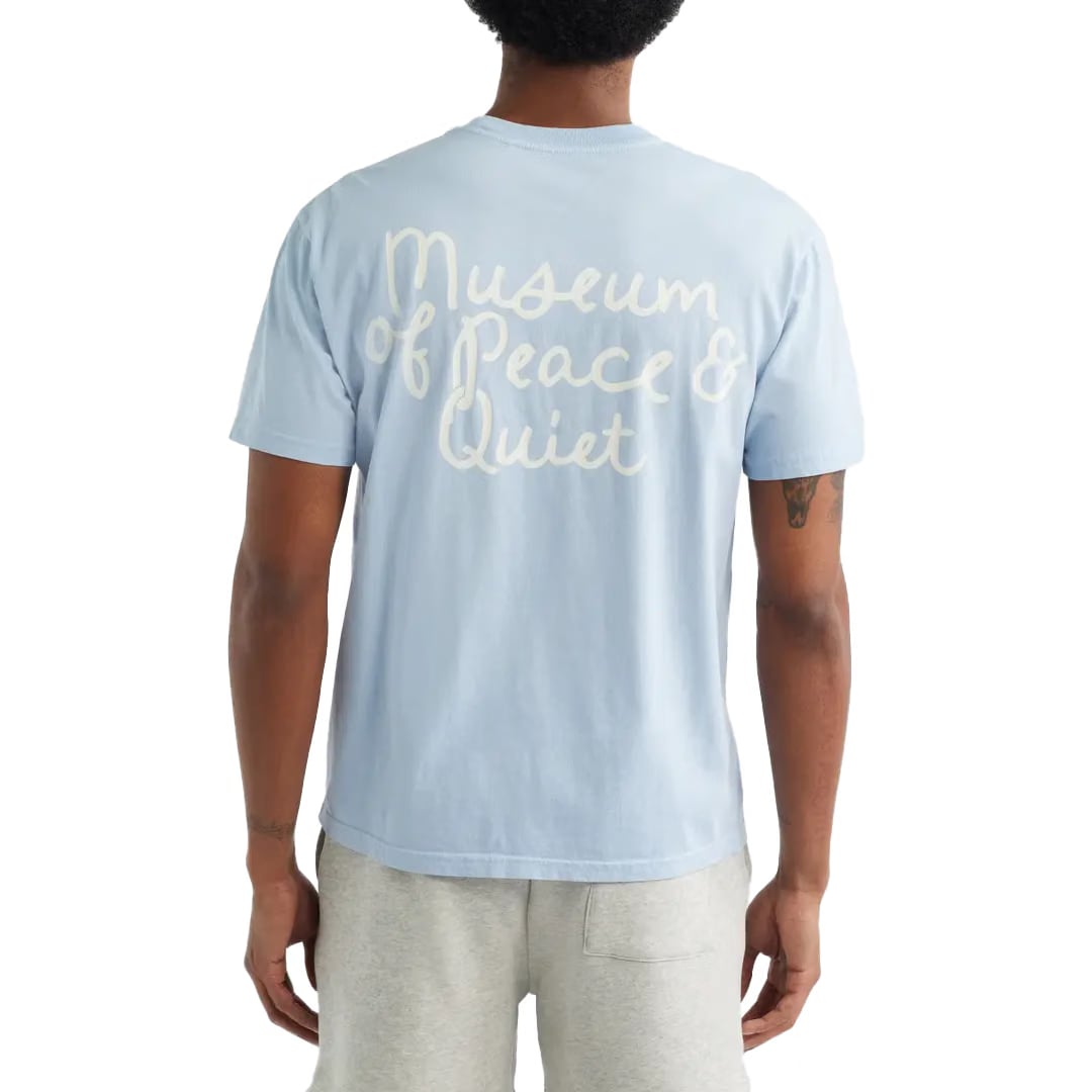 Museum of Peace & Quiet SCRIBBLE T-SHIRT BABY BLUE