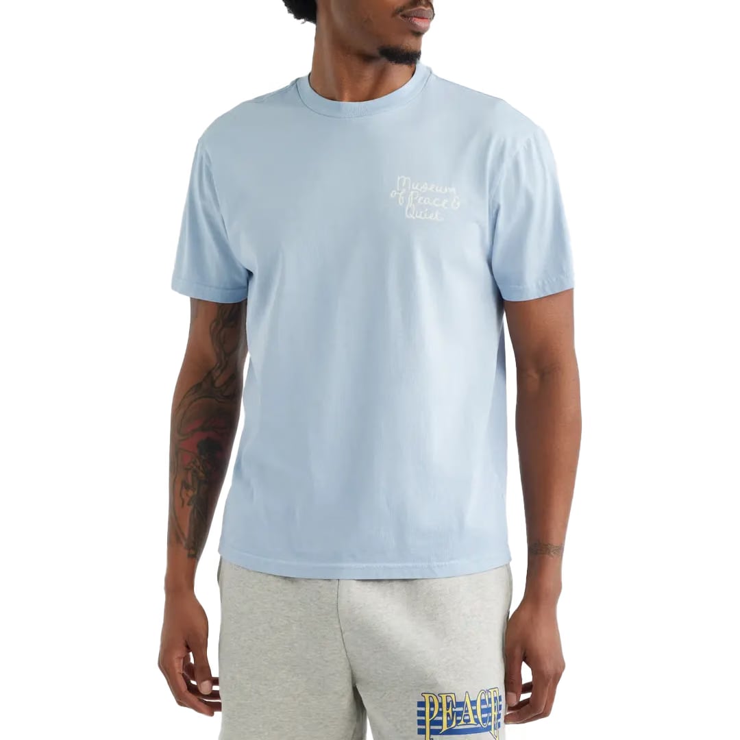 Museum of Peace & Quiet SCRIBBLE T-SHIRT BABY BLUE