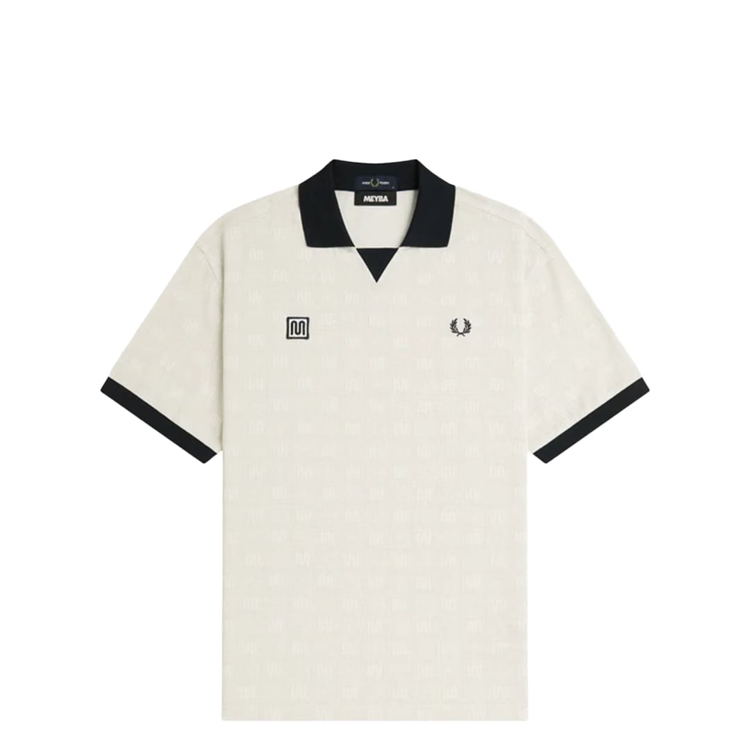 Fred Perry MEYBA X FRED PERRY PRINTED POLO SHIRT ECRU