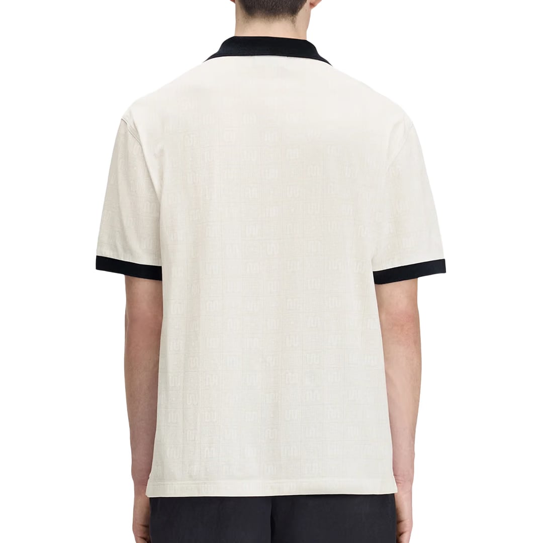 Fred Perry MEYBA X FRED PERRY PRINTED POLO SHIRT ECRU