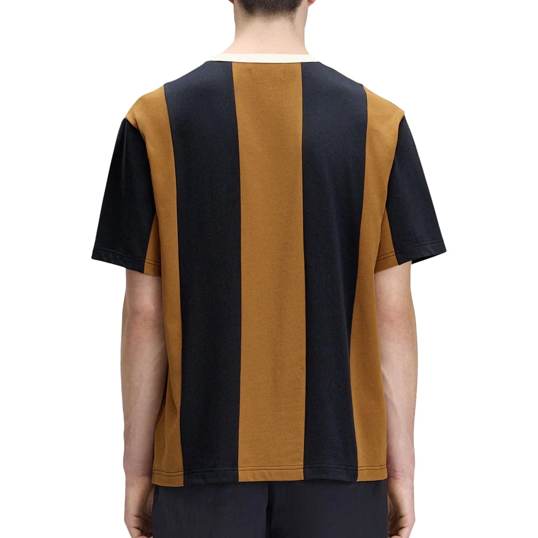Fred Perry MEYBA X FRED PERRY CUT & SEW T-SHIRT DARK CARAMEL