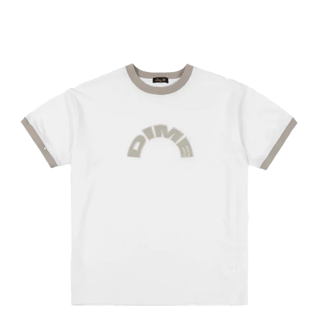 Dime ARCH RINGER T-SHIRT WHITE