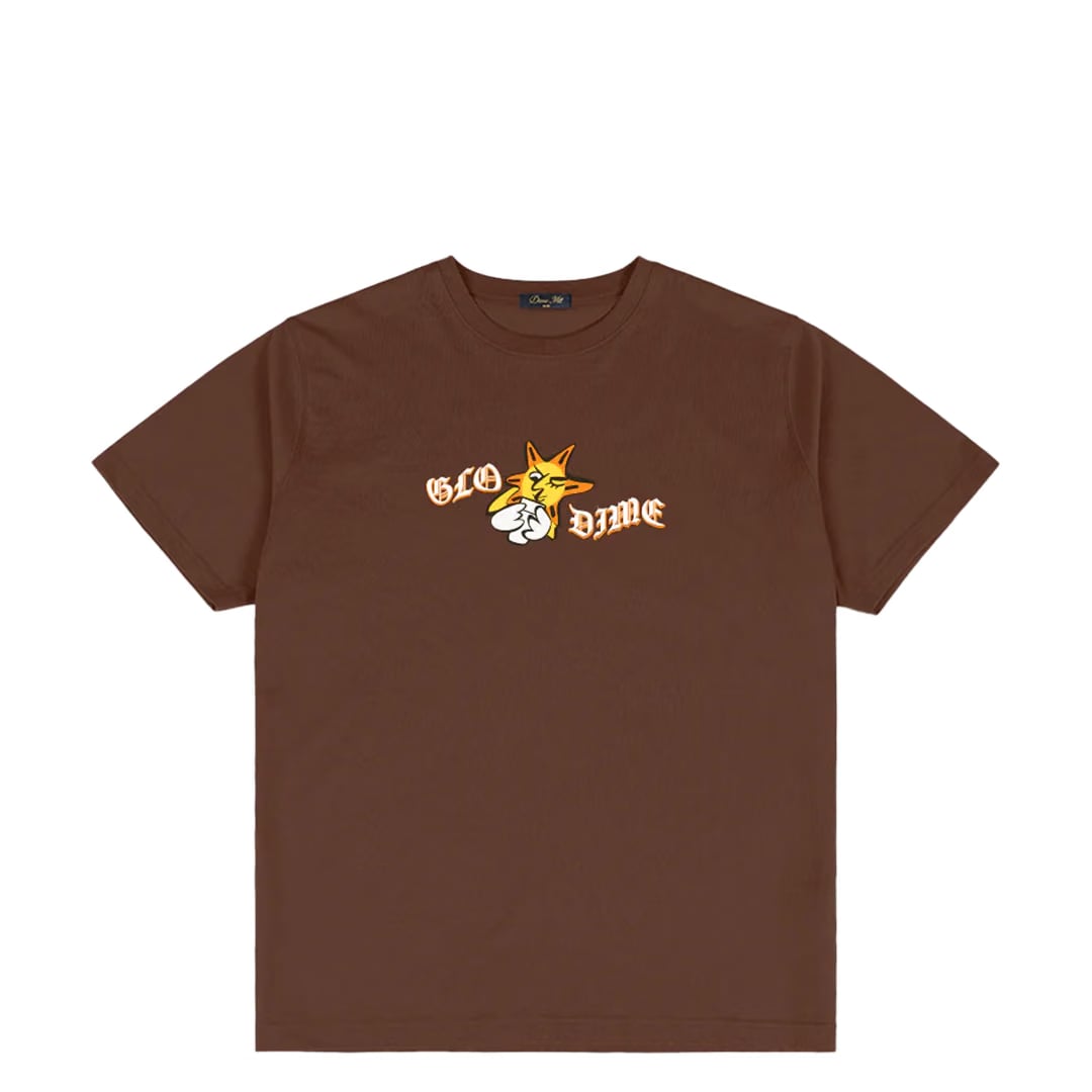 Dime GLO DIME SUN T-SHIRT DARK BROWN