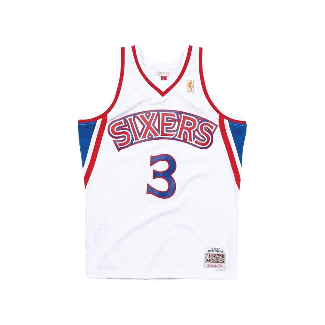 Mitchell & Ness PHILADELPHIA 76ERS ALLEN IVERSON #76 SWINGMAN JERSEY