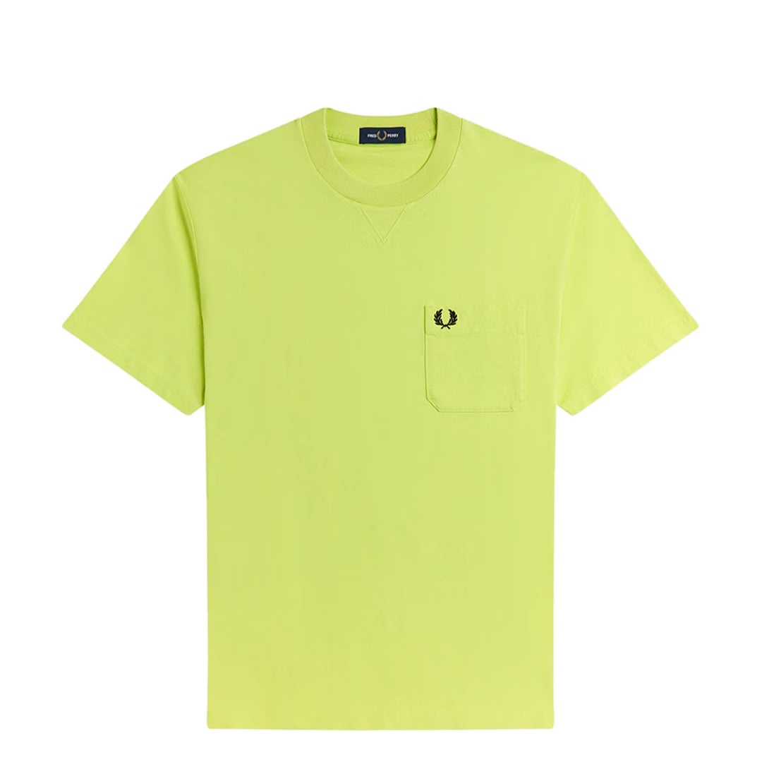 Fred Perry WASHED T-SHIRT CITRON