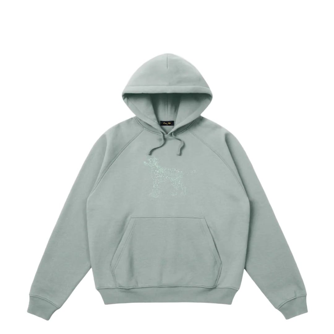 Dime DOTS HOODIE GRANITE GREEN