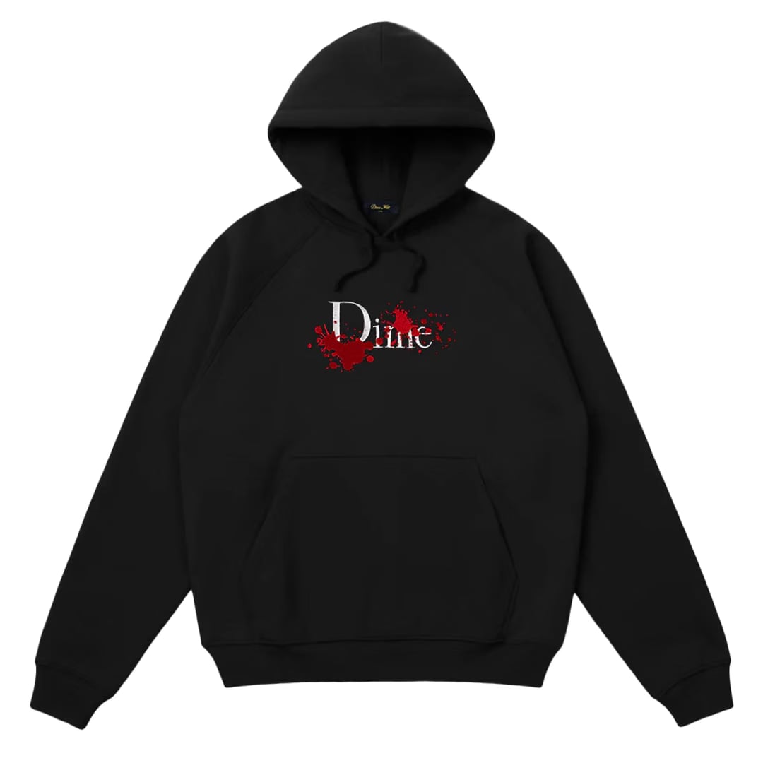 Dime CLASSIC BLOODY HOODIE BLACK