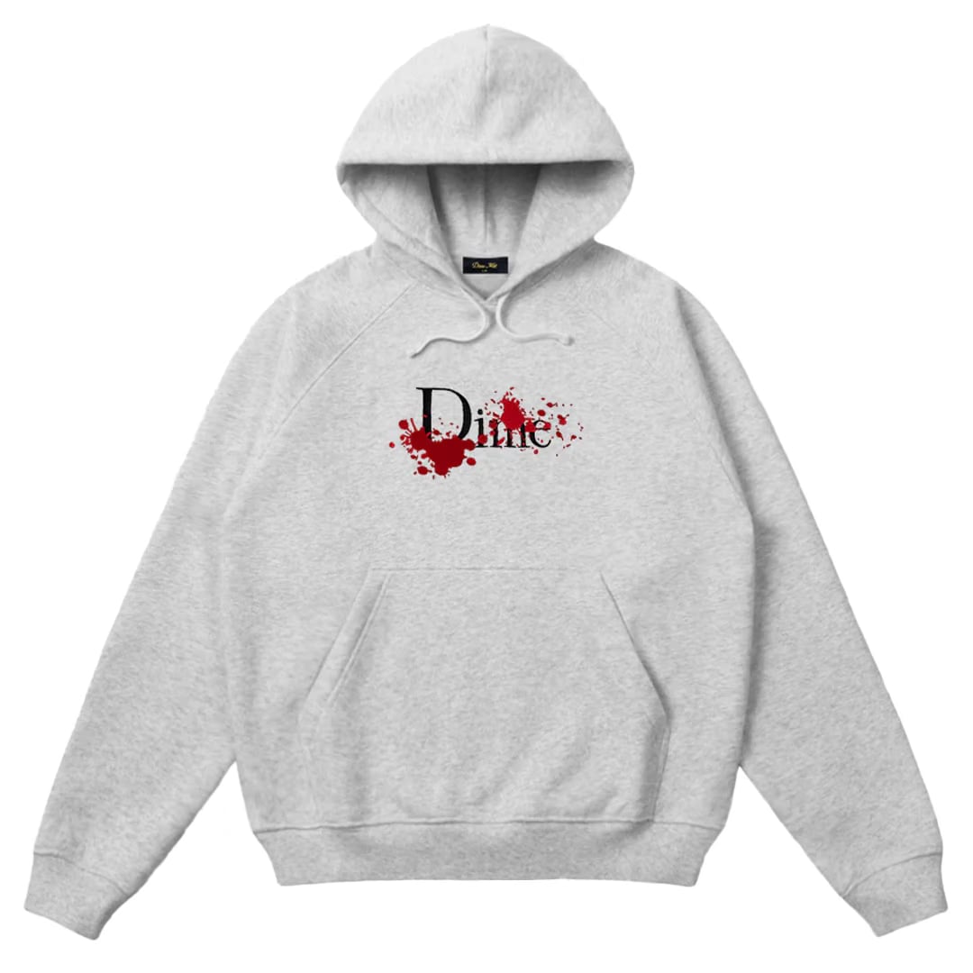 Dime CLASSIC BLOODY HOODIE HEATHER GREY