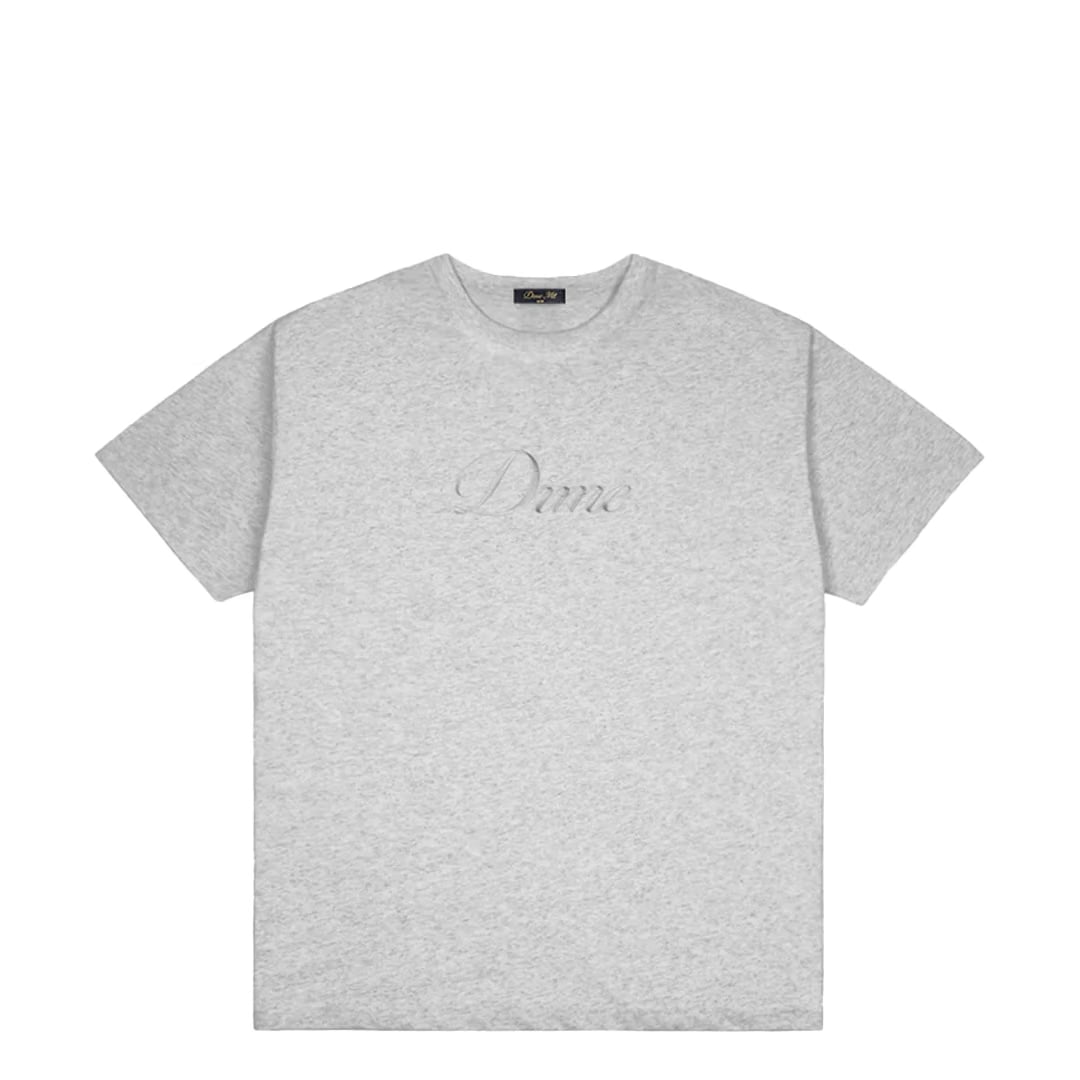 Dime CURSIVE T-SHIRT HEATHER GREY