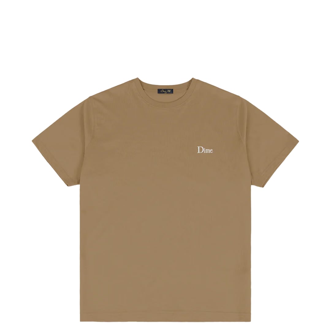 Dime CLASSIC SMALL LOGO T-SHIRT TAN