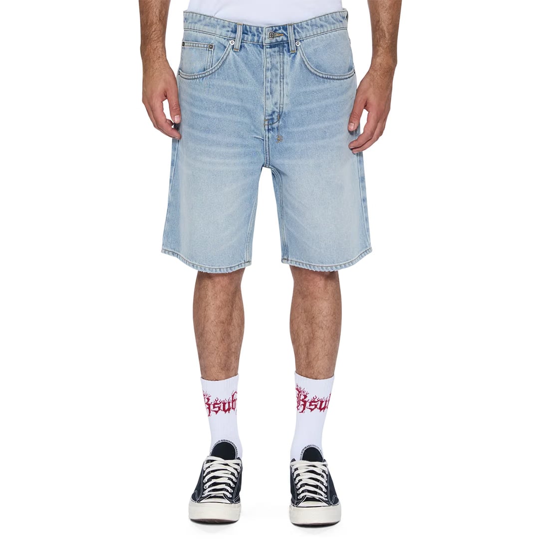 Ksubi ANTI KRYSTAL DENIM SHORTS BLUE