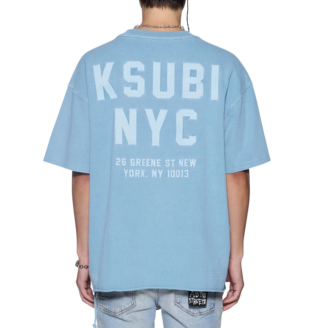 Ksubi K-LOCK BIGGIE SHORT SLEEVE T-SHIRT SUMMER BLUE