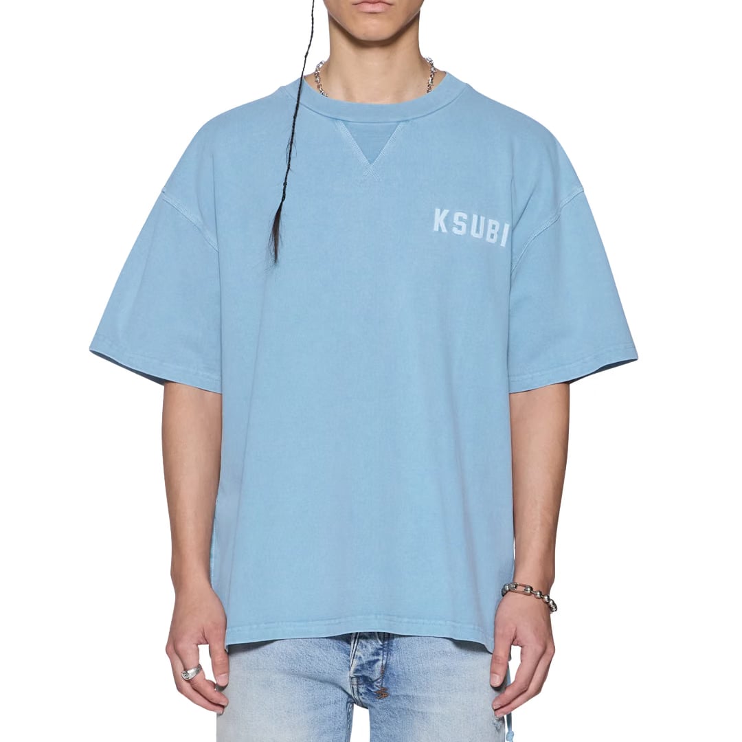 Ksubi K-LOCK BIGGIE SHORT SLEEVE T-SHIRT SUMMER BLUE