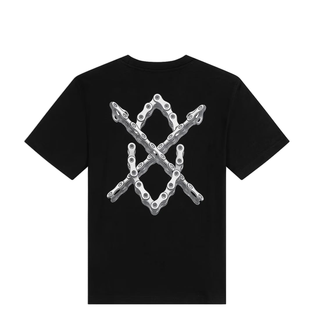 Daily Paper CHAIN SHIELD T-SHIRT BLACK