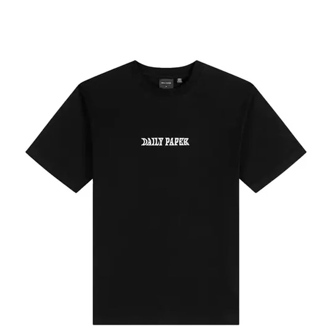 Daily Paper OIL CAN SHORT SLEEVE T-SHIRT BLACK