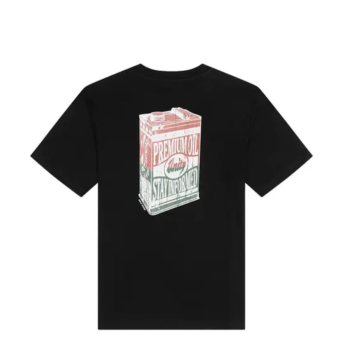 Daily Paper OIL CAN SHORT SLEEVE T-SHIRT BLACK