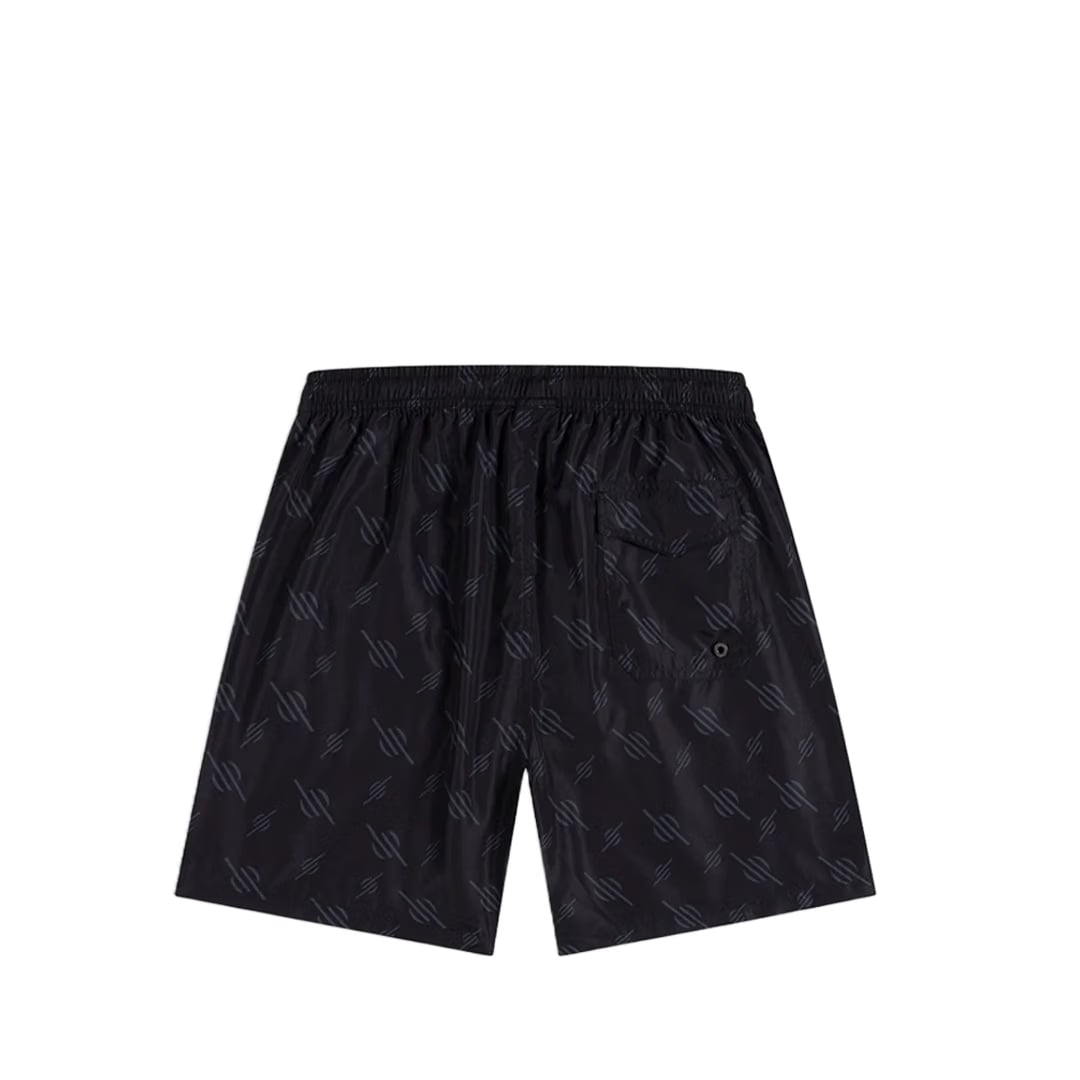 Daily Paper IRREGULAR MONOGRAM SWIM SHORTS BLACK