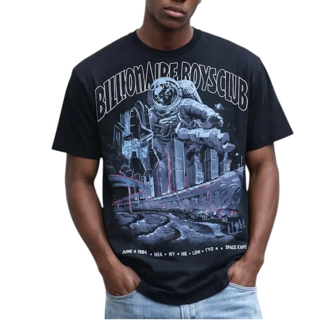 Billionaire Boys Club SPACE EXPO SHORT SLEEVE T-SHIRT JET SET