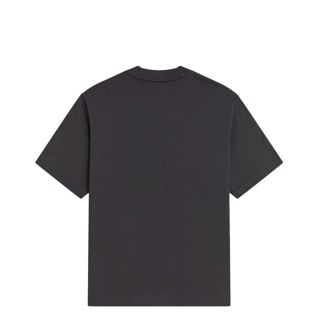 Fred Perry ABSTRACT GRAPHIC PRINT T-SHIRT ANCHOR GREY