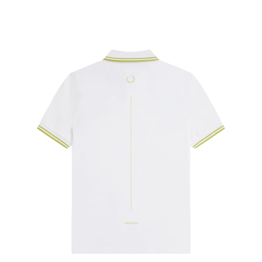 Fred Perry TENNIS FRED PERRY SHIRT WHITE & CITRON