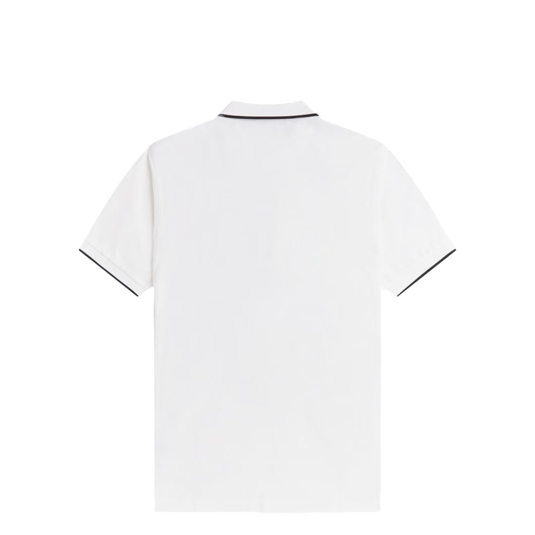 Fred Perry CREPE PIQUE POLO SHIRT SNOW WHITE