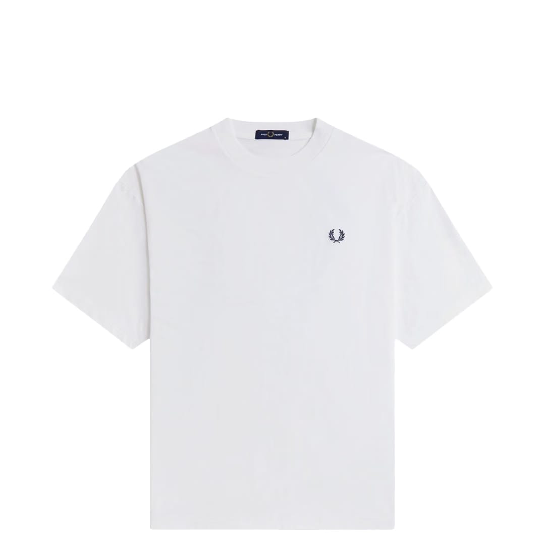 Fred Perry BACK PRINT LAUREL WREATH T-SHIRT SNOW WHITE