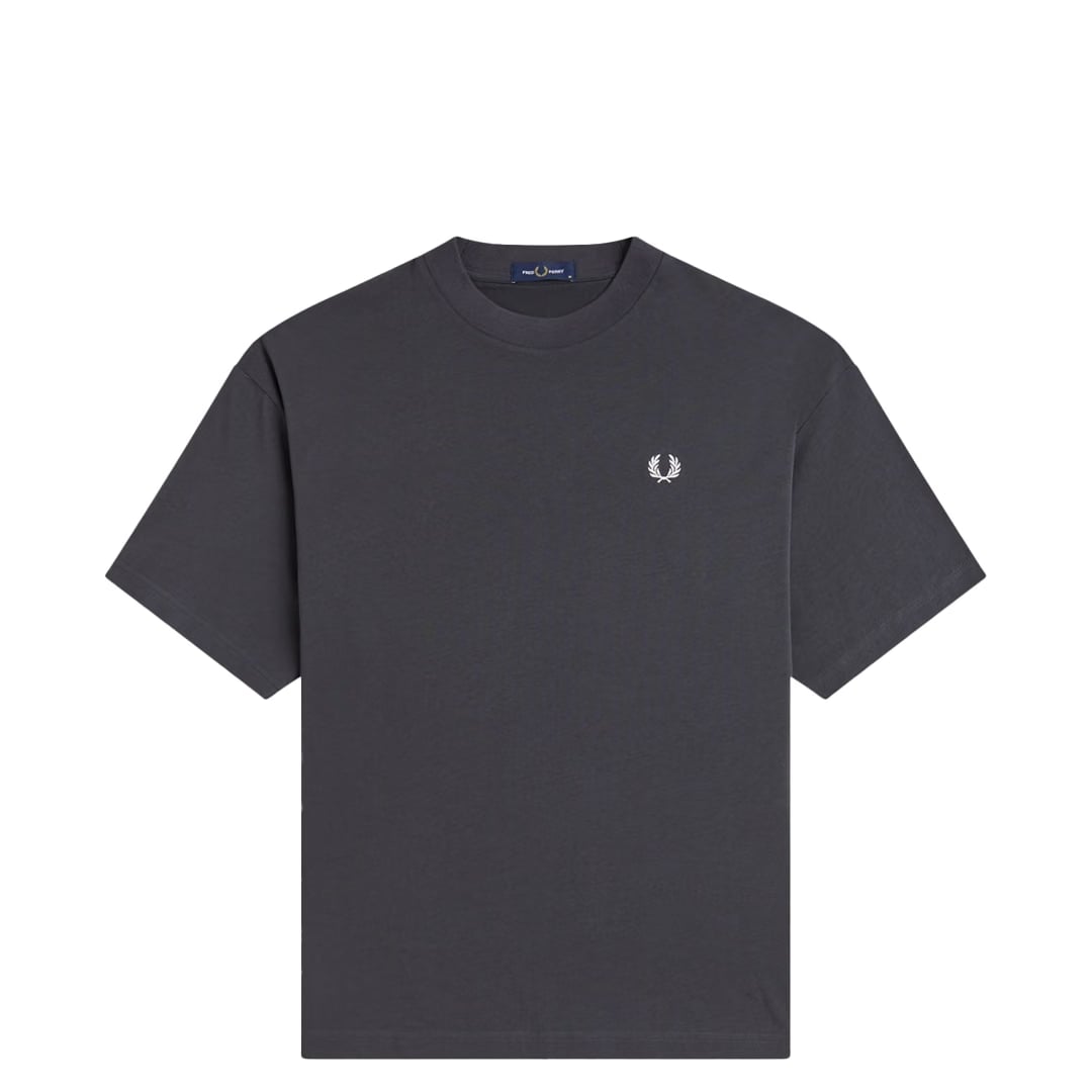 Fred Perry BACK PRINT LAUREL WREATH T-SHIRT ANCHOR GREY