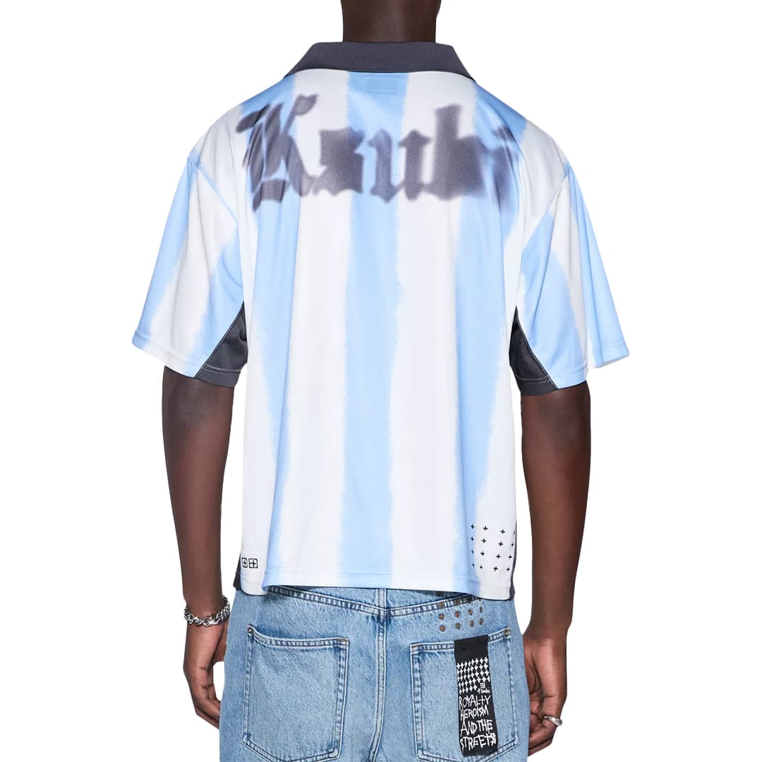 Ksubi OFFSIDE DUKE SS JERSEY ICE STRIPE
