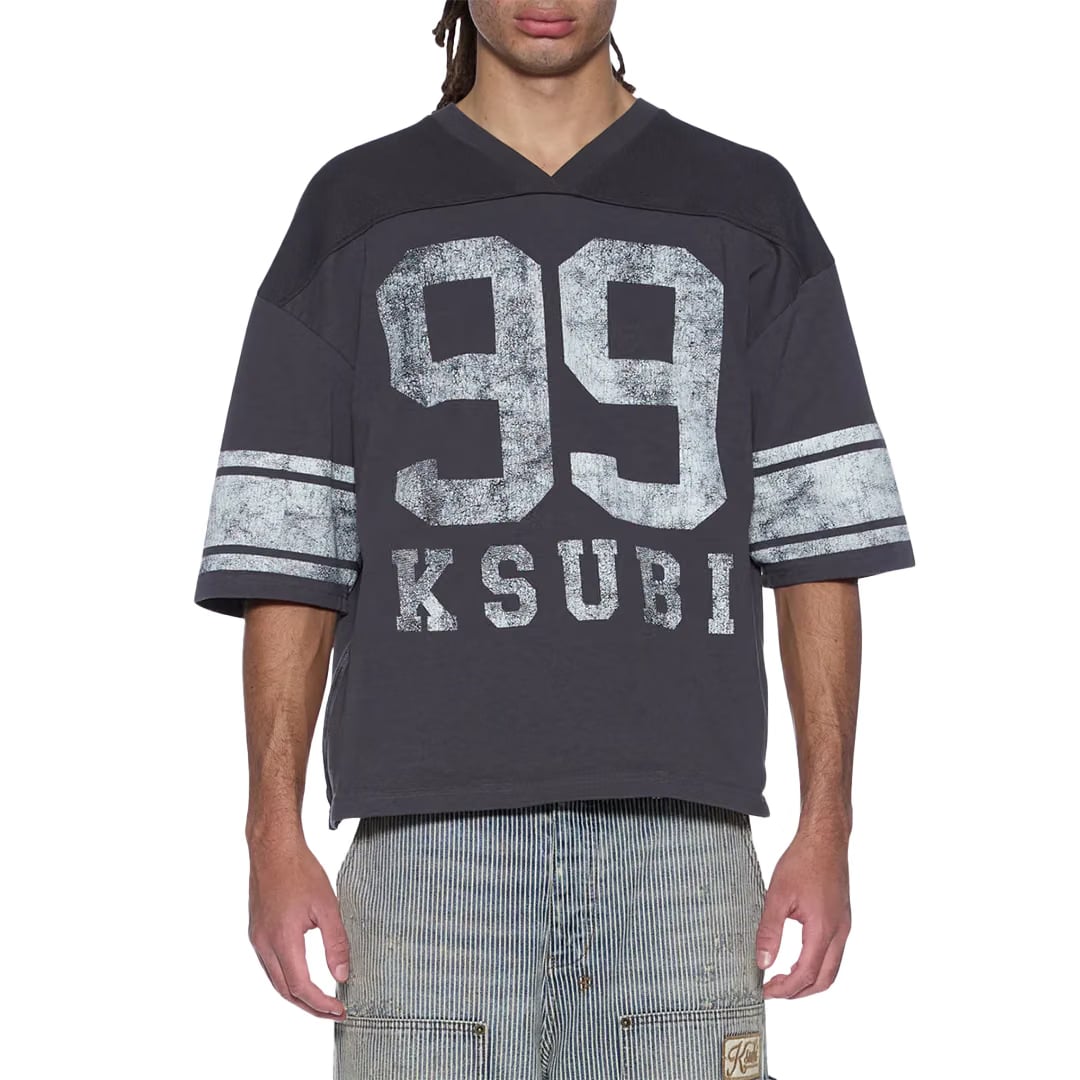 Ksubi HALFTIME SS DUKE JERSEY CHARCOAL