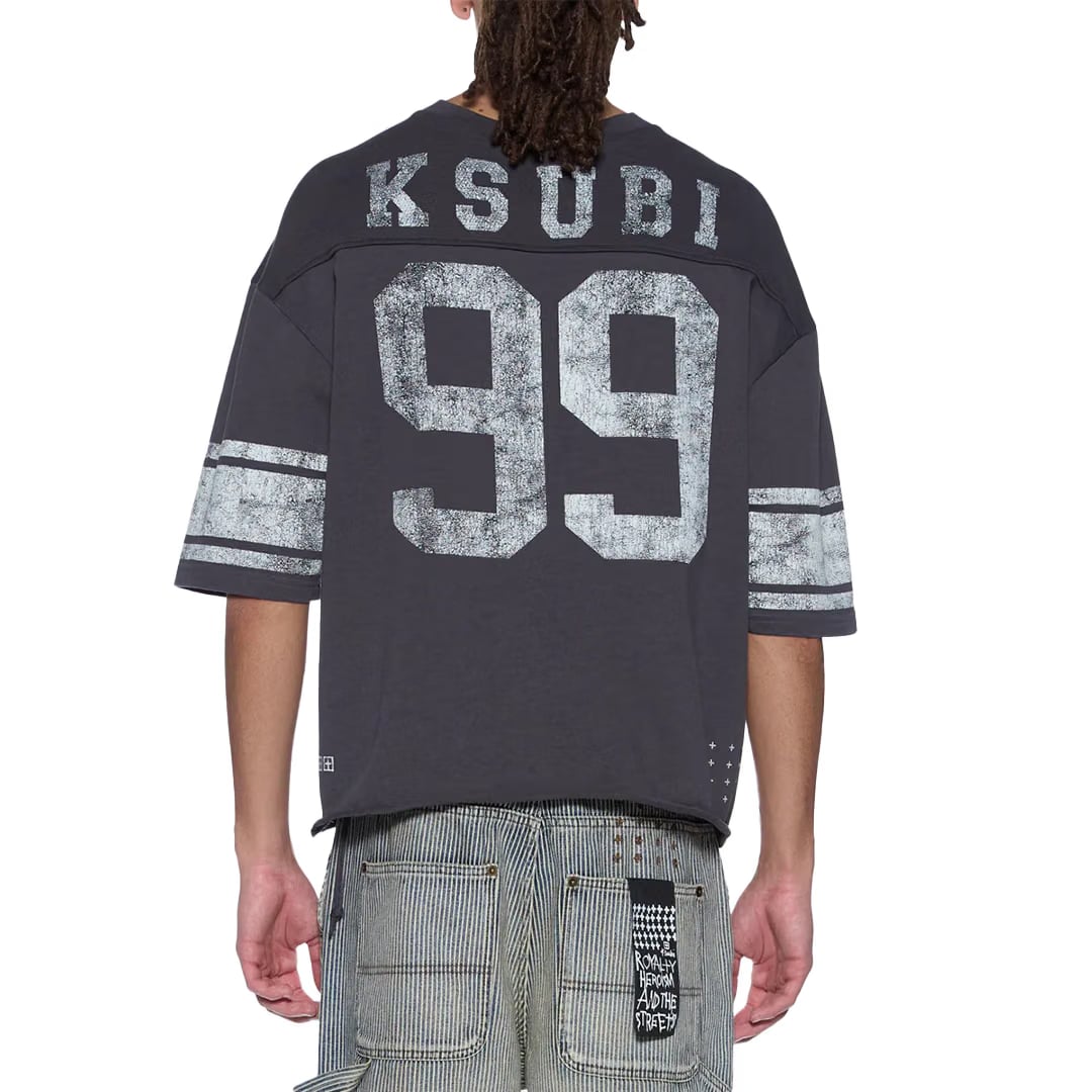 Ksubi HALFTIME SS DUKE JERSEY CHARCOAL