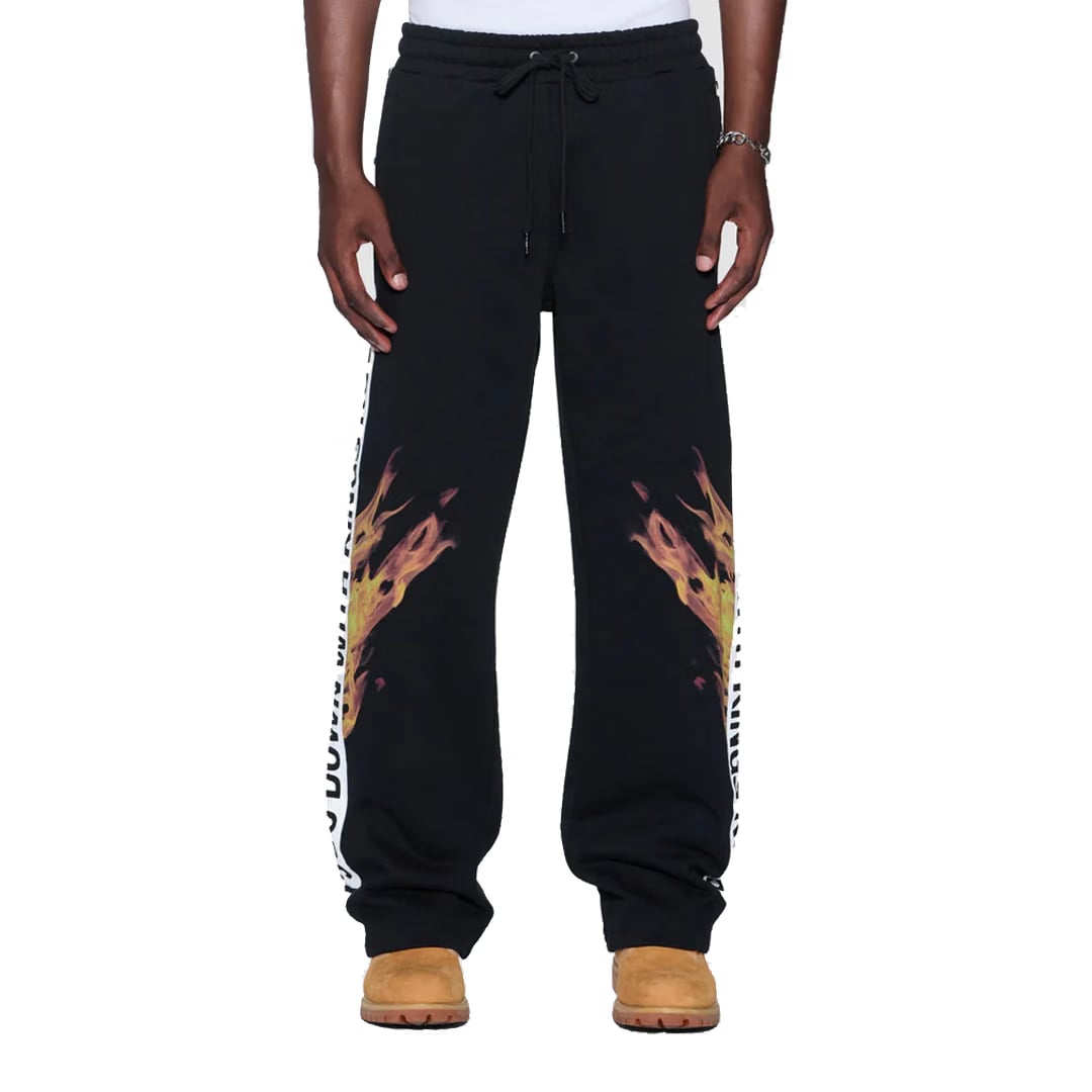 Ksubi KINGS SYNTHESIS TRACK PANTS BLACK