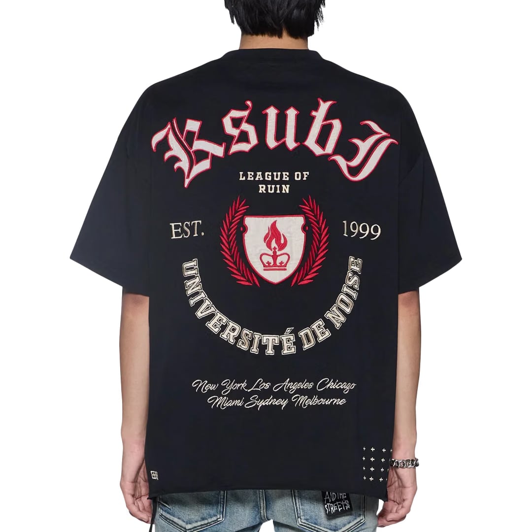 Ksubi LEAGUE EKCESS SS T-SHIRT BLACK