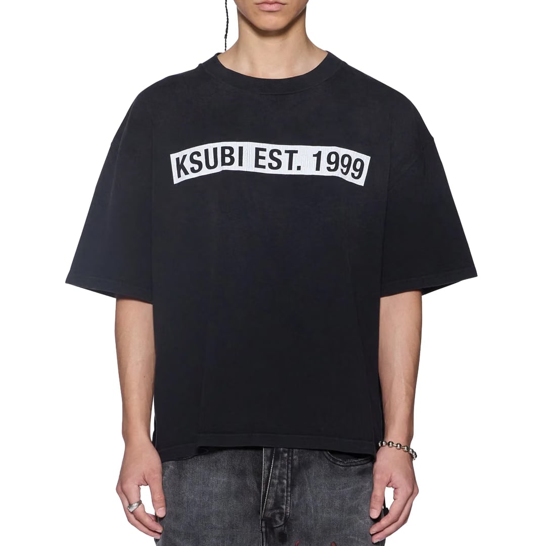 Ksubi KINGS HALEN SS T-SHIRT BLACK