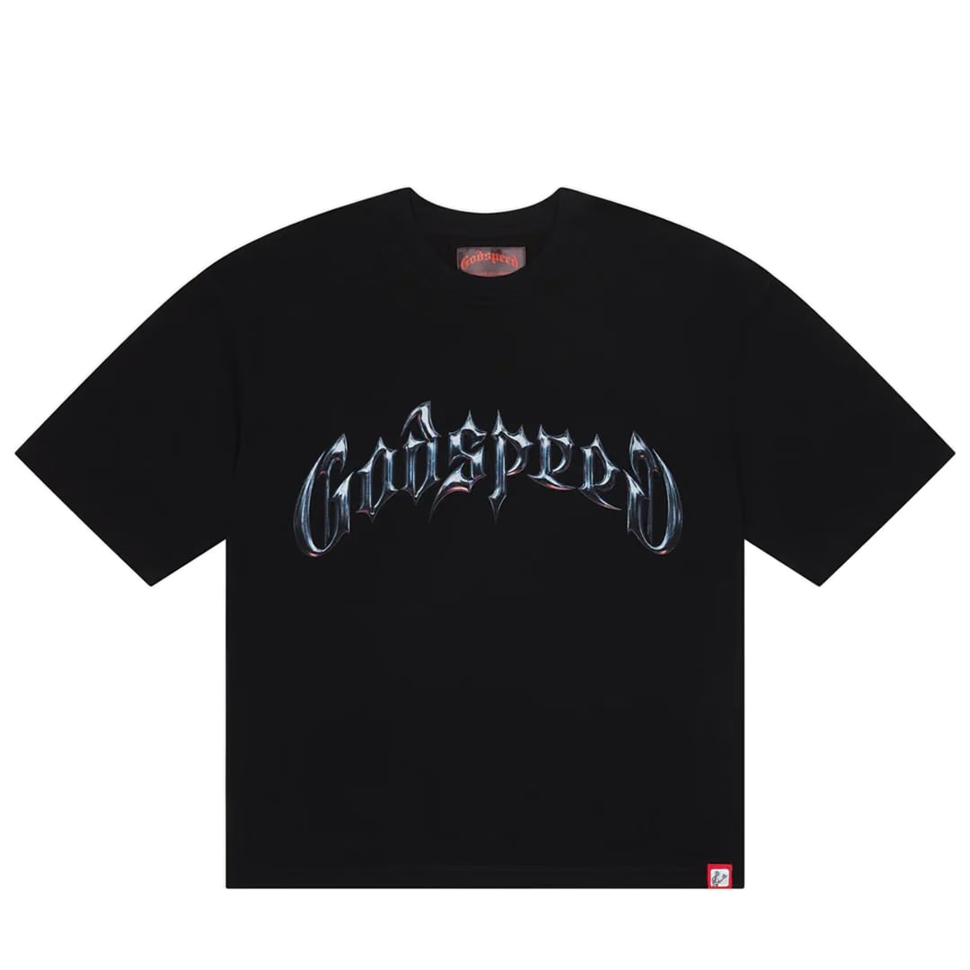 GODSPEED SYMMETRICAL LOGO T-SHIRT BLACK