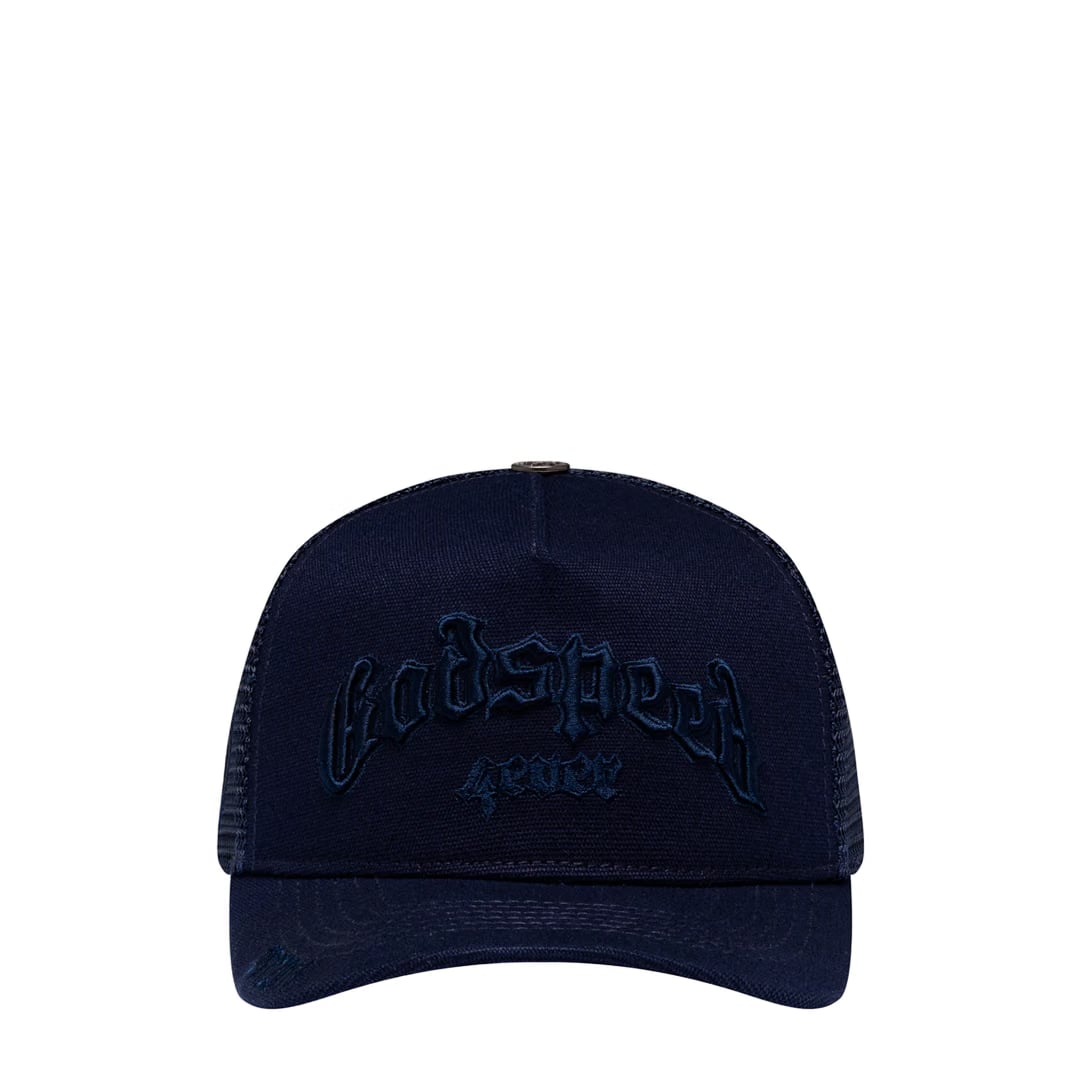 GODSPEED GS FOREVER TRUCKER HAT NAVY