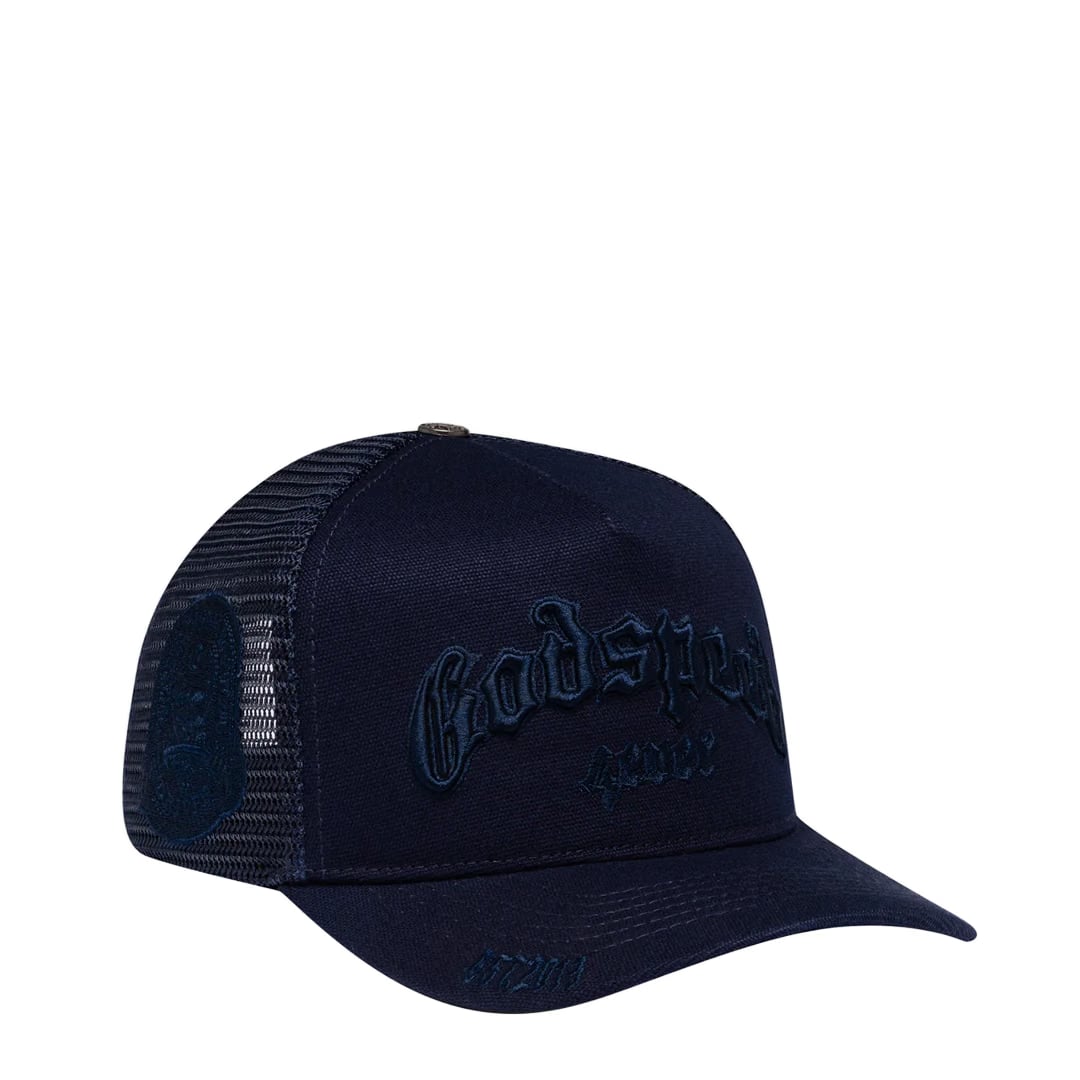 GODSPEED GS FOREVER TRUCKER HAT NAVY
