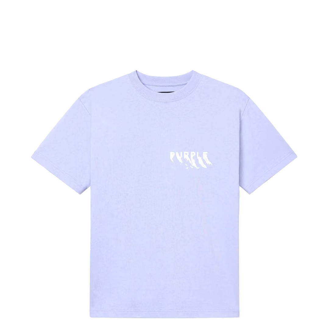 Purple Brand PAINTED WORDMARK TEE LAVENDER