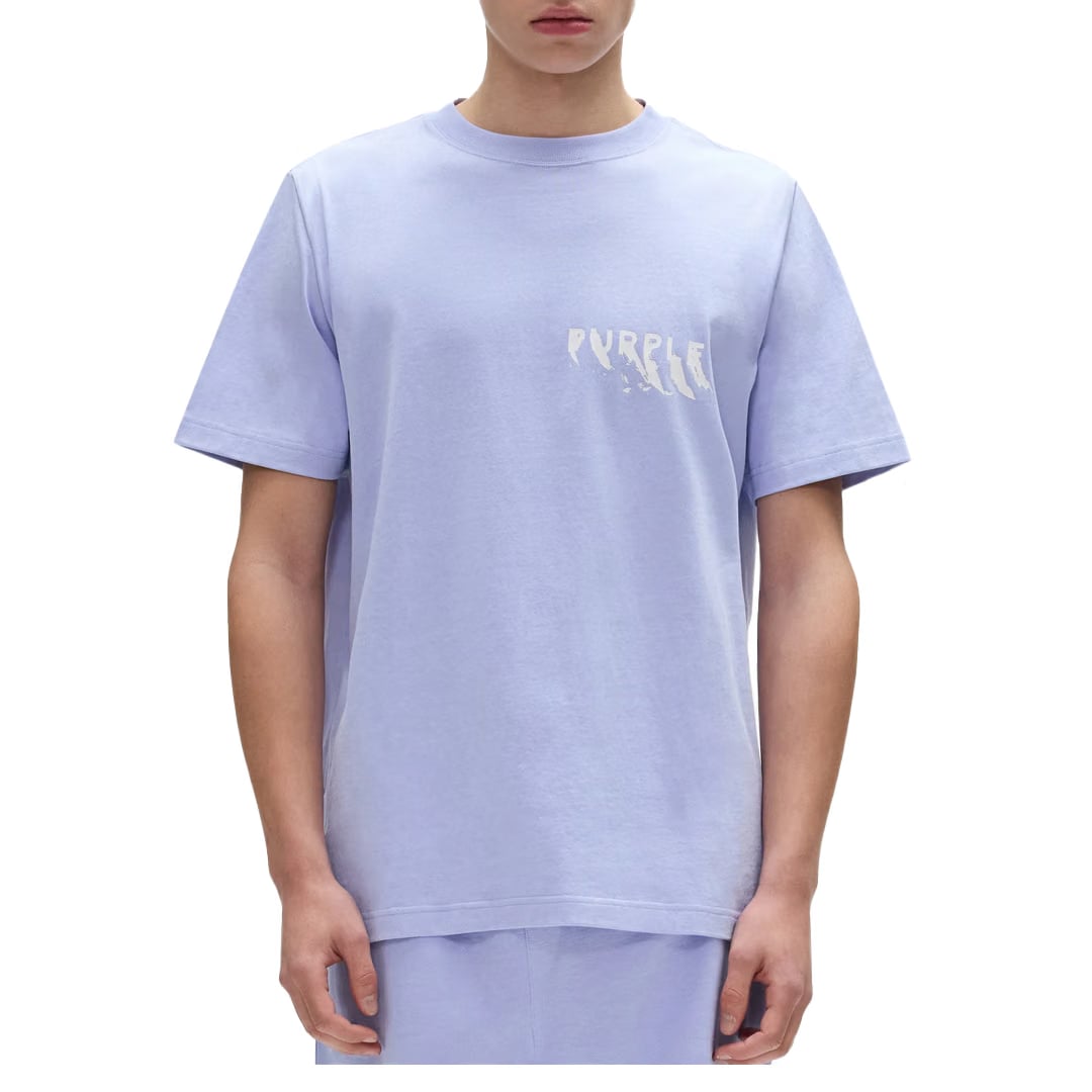 Purple Brand PAINTED WORDMARK TEE LAVENDER