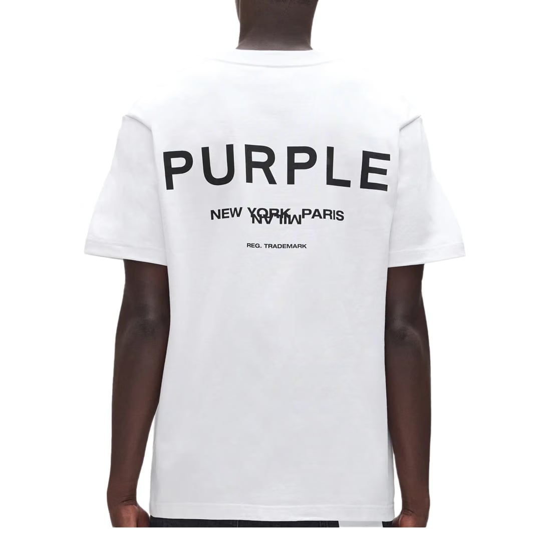 Purple Brand CITIES TEE WHITE