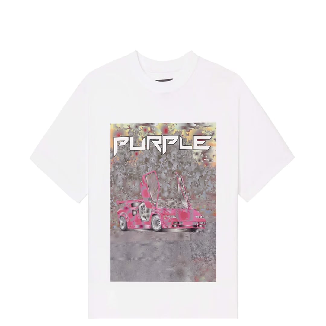 Purple Brand DITCHED TEXTURED TEE