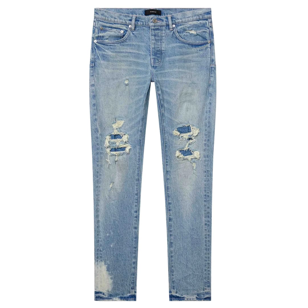 Purple Brand SKINNY GARDA REPAIRS JEANS