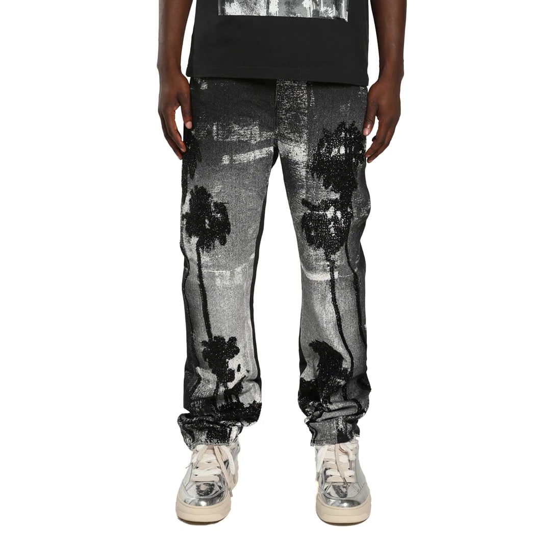 Purple Brand BEADED PALM JEANS