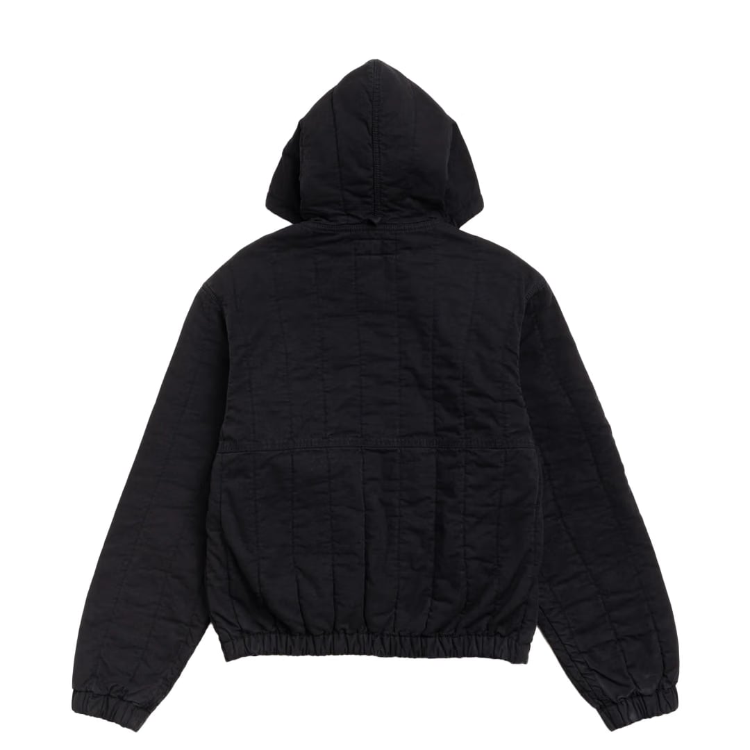 Stussy QUILTED CANVAS WORK JACKET BLACK