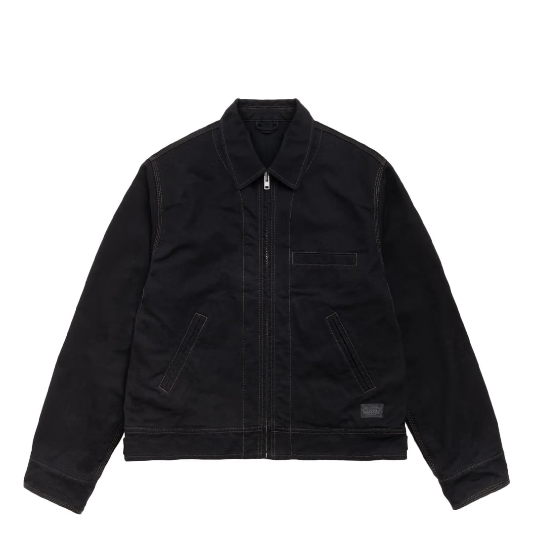 Stussy WORK JACKET COLLARED BLACK