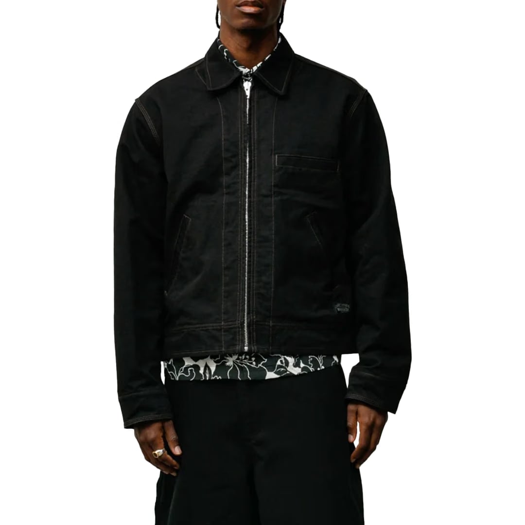 Stussy WORK JACKET COLLARED BLACK
