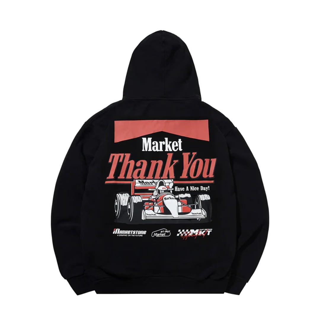 MARKET HAVE A NICE RACE HOODIE BLACK
