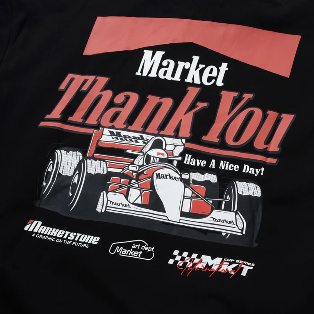 MARKET HAVE A NICE RACE HOODIE BLACK